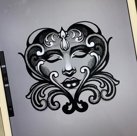Sadie Gabriella - Tori Loke heart shaped face